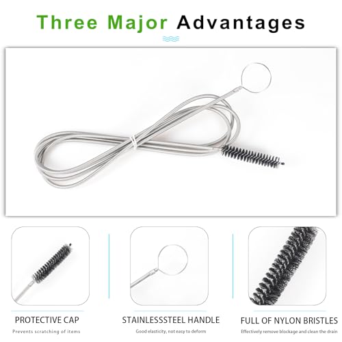 Image of CiaraQ11-Piece Black Tube & Pipe Cleaning Brush Set