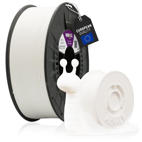 Winkle PLA Filament | PLA 2.85 mm | Printing Filament | 3D Printer | 3D Filament | Glacier White | 1000 g Spool