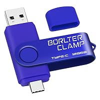 BORLTER CLAMP – Type C USB Stick 128GB, BorlterClamp 2 in 1 OTG Speicherstic