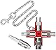 KNIPEX Universal-Schlüssel Bau der Standard Schaltschrankschlüssel 96 mm, 00 11 06 V01