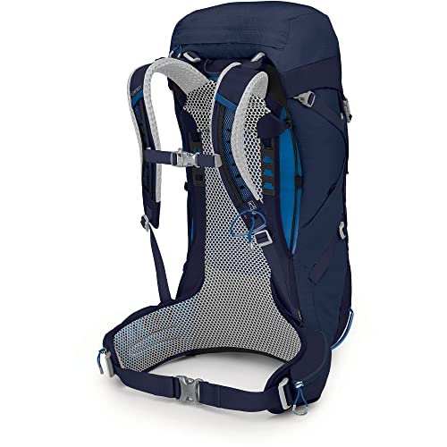 Image of Osprey Stratos 44L Men's Hiking Backpack, Cetacean Blue