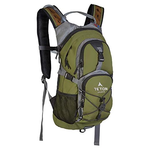 TETON Sports Oasis 18L Hydration Pack with Free 2-Liter water bladder; The perfect backpack for Hiking, Running, Cycling, or Commuting