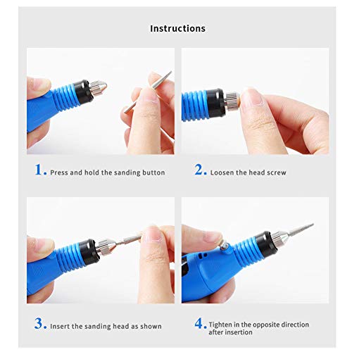 Kit profesional portátil para cuidado de uñas eléctrico miniatura 4