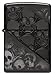 Zippo Skull Collage Design Armor® High Polish Black Pocket Lighter
