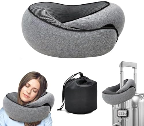 WEERSHUN Travel Pillow for Airplanes, 2026 New Memory Foam Neck P...