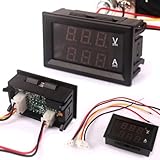 Para uso solar y automotriz: compatible con paneles solares, sistemas de batería y circuitos eléctricos de vehículos; tamaño de corte de montaje de 45,5 x 26,5 mm; ten en cuenta que los cables delgados rojos y negros no deben exceder el diferencial de 30 V para evitar mal funcionamiento