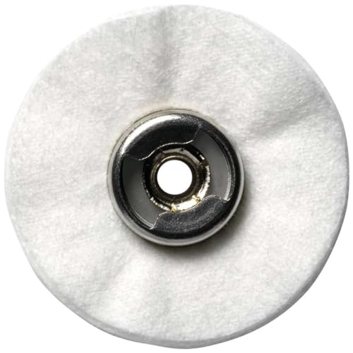 Dremel 423S EZ SpeedClic Disco de pulir para acero, aluminio, latón, plata, oro (25 mm)