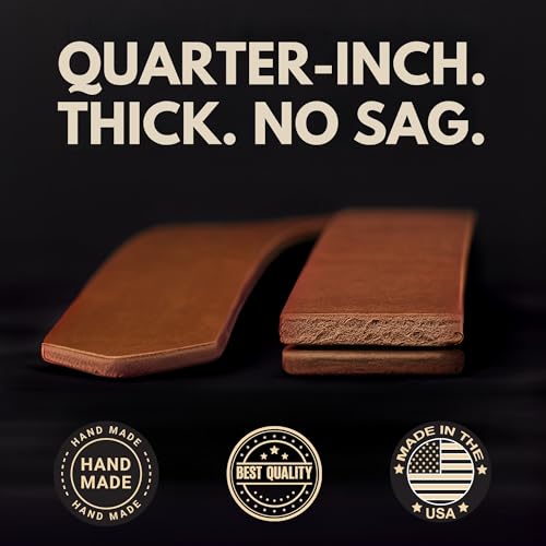 Handmade Black Leather Belt – Heavy Duty Full-Grain Leather – Extra Thick - Everyday – Rugged – Best Father’s Day Gift Ever!2