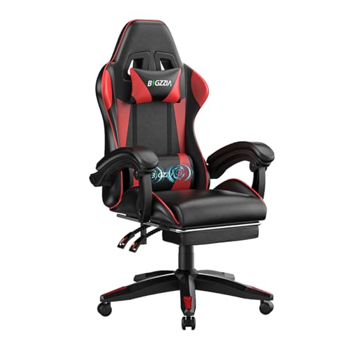 Bigzzia Gaming Chair with Massage Lumbar