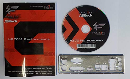 Preisvergleich Produktbild ASRock Fatal1ty H270M Performance - Handbuch - Blende - Treiber CD