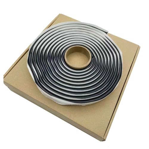 Image of 1 Roll Butyl sealant Tape-Butyl Tape-Butyl Tape rv-Promote Sealing Purpose, for Automotive (Car, RV, Marine) for Installing Car Part, Windows, Doors and Windshield etc - Black.