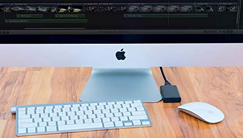 SABRENT USB 3.2 Gen 1 mSATA II o III / 6G SSD Adaptador de alojamiento [Soporte UASP] (EC-UKMS)