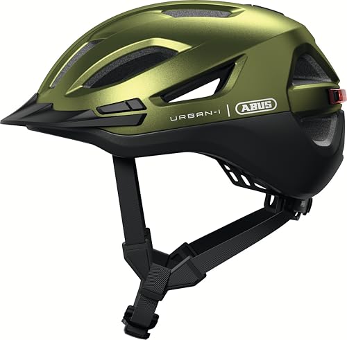 Casco de bicicleta ABUSO Urban-i 4.0 Ace azul para caídas en asfalto urbano S