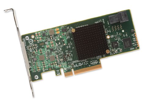Tarjeta LSI SAS 9300-4i SGL Mini SAS PCIe controlador de almacenamiento de bajo perfil