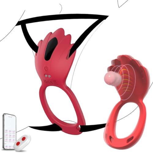 Vibradorador Mujer Juguetes Eróticos para Pareja Sexuales, Bragas Vibrador Mando Distancia App, Vibradorador Clítoris Vibradores para Mujer con pequeño, Estimulador de Clítoris juguetes Sexuales