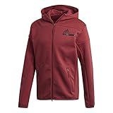 Corte holgado adidas ZNE FZ Sudadera, Hombre, Rojleg/ Rojleg, XS