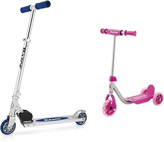 A Kick Scooter, Aluminum Folding Scooter for Kids