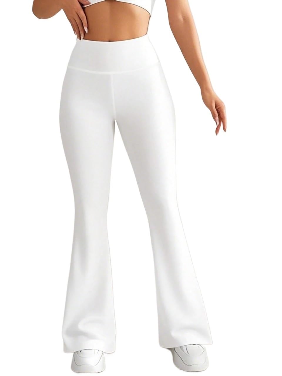 Womens Fall High Waist Solid Color Pants Pants Leggings Trousers
