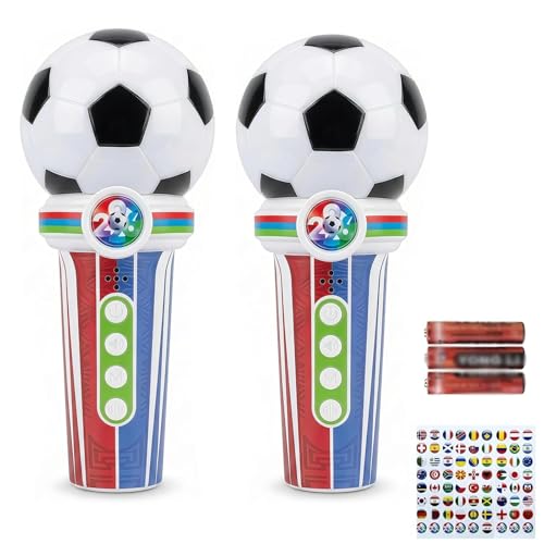 Microphone de football 2026 jouet de stade avec sifflet et LED