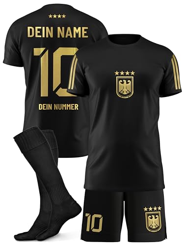 Deutschland Fußballtrikot personalisiert für Jungen & Mädchen – mit...