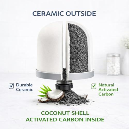 Filtre à eau dôme en céramique pour éliminer les sédiments des fontaines