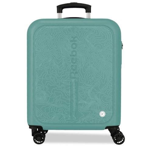 Valise cabine Reebok Madison vert turquoise 55cm rigide 4 roues double