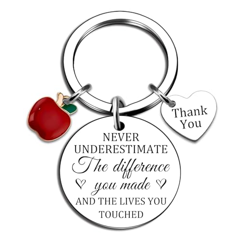 Ikacvb School Counselor Gifts Thank You Gift For Women Men Teachers Guidance Counselor Gift Ideas Best Teacher Appreciation Gifts Keychain For Birthday Christmas End Of Year Stuff