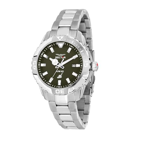 Sector No Limits Alpini Orologio Uomo in Acciaio, Tempo e