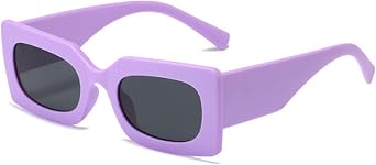 GIFIORE Retro Rectangle Sunglasses For Women Y2k Chunky Square Sun Glasses