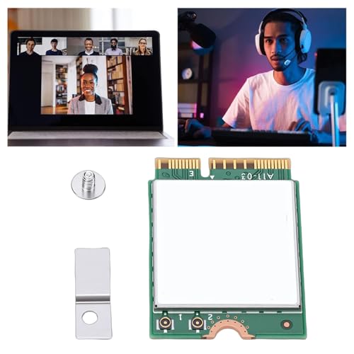 LICAEVEY WiFi 6E Laptop Module con Bluetooth 5.3, Banda Triple 2.4G 5G 6G AX1675i WiFi 6E, Baja Latencia, para CPU 11a Gen CNVio2 M.2 160MHz miniatura 5