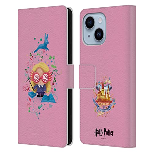 Étui rabat Harry Potter Luna Lovegood anti-choc pour iPhone 14 Plus