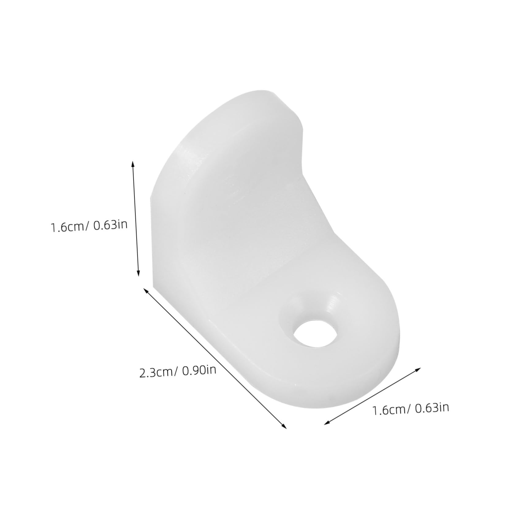 SOLUSTRE 100pcs Plastic Corner Brackets l Brackets for Shelves Furniture Corner Connectors