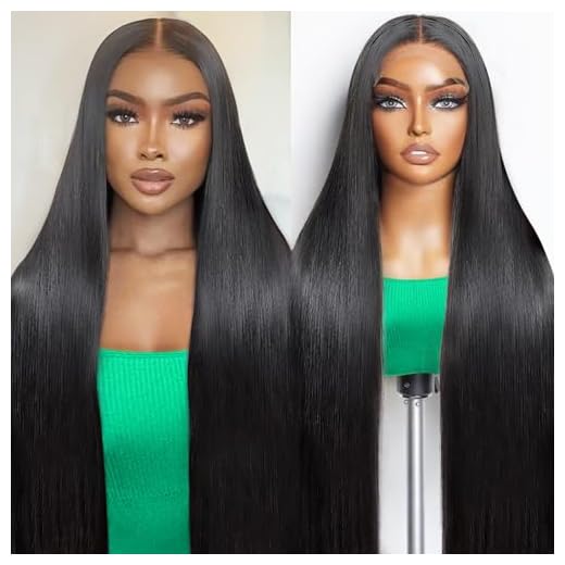 Mziio 32 Inch Straight Wigs Human Hair 13x6 HD Lace Front Wigs Human Hair