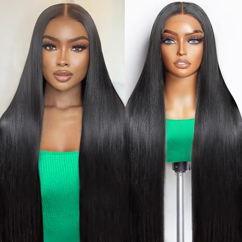 Mziio 32 Inch 13x6 Lace Front Wigs Human Hair Pre...