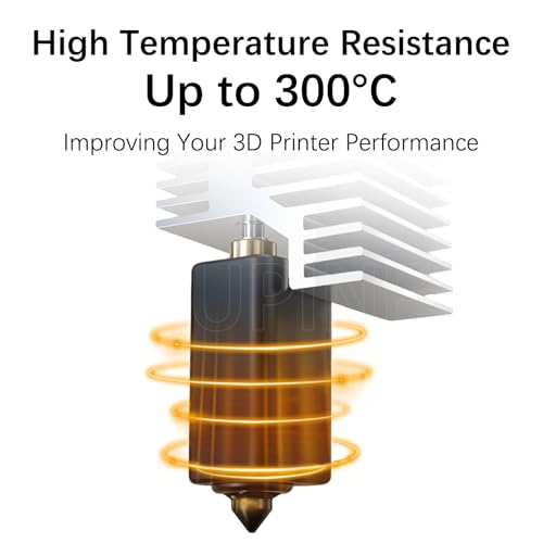 Image of for ELEGOO Centauri Carbon Hotend Kit (3pcs), Pre-Installed 0.2mm /0.4mm /0.6mm Brass Hardened Steel Nozzle, Extruder kit Has Pre-Installed Heat Sink,with 3PK Silicone Socks and 3PK Nozzle Wipes