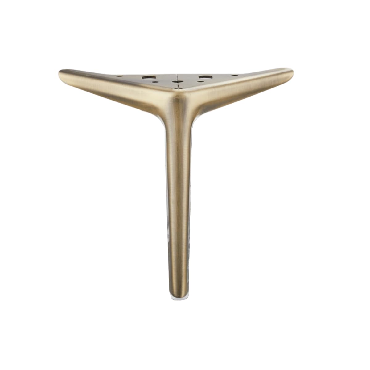 ETOPARS Furniture Legs Metal Triangle Feet Replacement for Cabinet Dresser Sofa Chair Workbench,Pack of 2(Bronze,25cm)