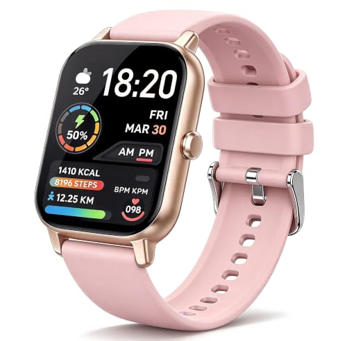 Smartwatch Damen Herren, 1.85" HD Fitnessuhr mit Bluetooth-Anruf – Ansicht 1