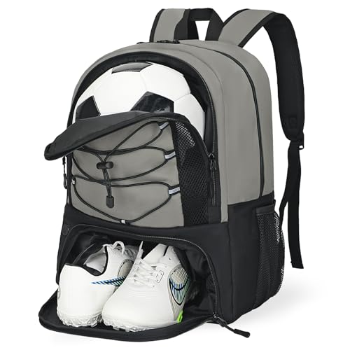 Goloni Soccer Bag, Basketball Bag with Ball Compartment & Shoe