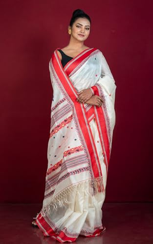 Bengal looms India Weaves of Elegance tussar silk saree in tussar silk – image 3