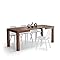 Tavolo Allungabile FIRST Quercia - 120(200)x80 Cm - Made In Italy Per 6-8 Persone - Cucina/Soggiorno