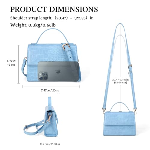 Image of Gladdon Small Crossbody Purse for Womens Trendy Ladies Top Handle Shoulder Bags(S: 5.12''x 7.87''x 2.56'')