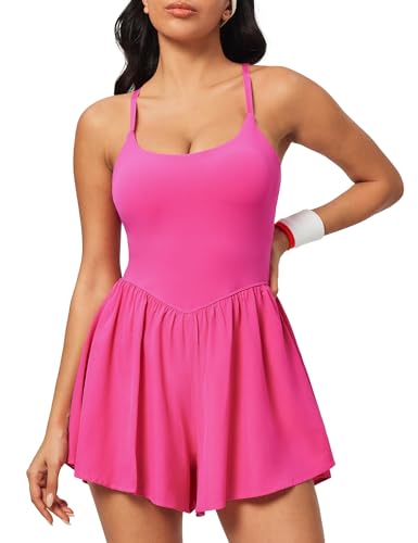 IUGA 2025 Athletic Romper with Bra for Women