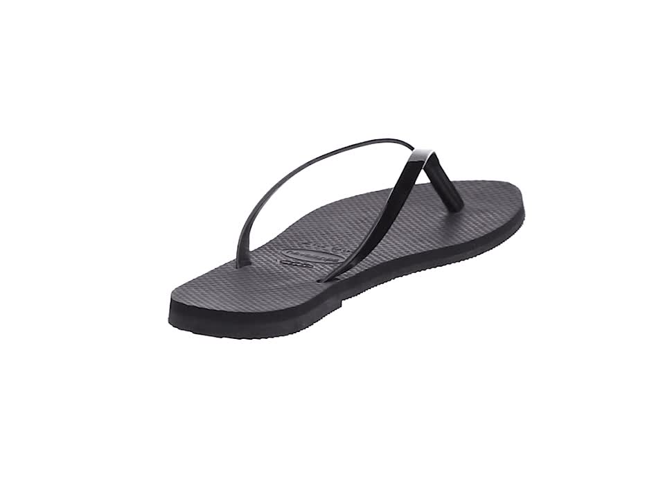 Amazon.com | Havaianas Women's You Metallic Sandal, Black,35/36 BR
