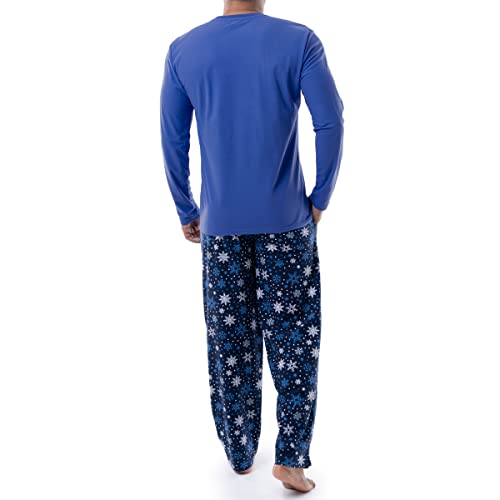 IZOD Men's Flannel-Fleece Long Sleeve Top and Pant Sleep Set2
