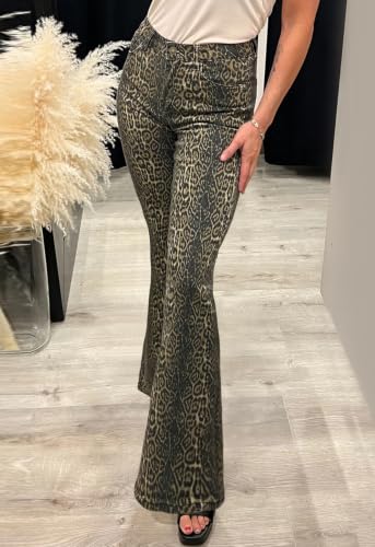 Image of KDF Flare Jeans for Women Women's Bootcut Bell Bottom Jeans High Waisted Stretch Slimming Pants