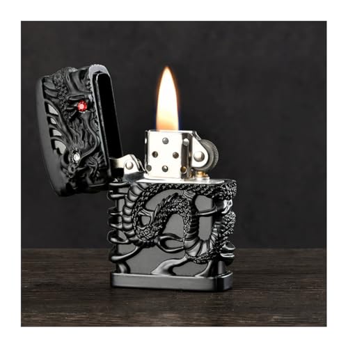 Kerosene lighter Lighters metal lighters, kitchen, candles (excluding fuel) black