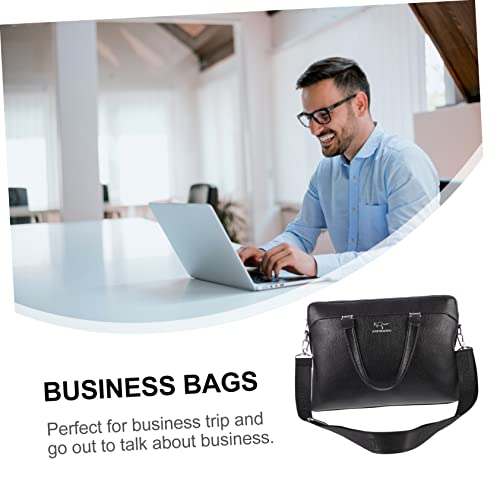 KICHOUSE Pasta Maleta De Grande Capacidade Bolsa De Ombro De Negócios Bolsa De Computador Saco De Ar