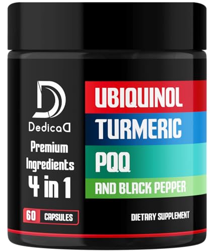 Ubiquinol with Turmeric, PQQ and Black Pepper - 60 Capsules