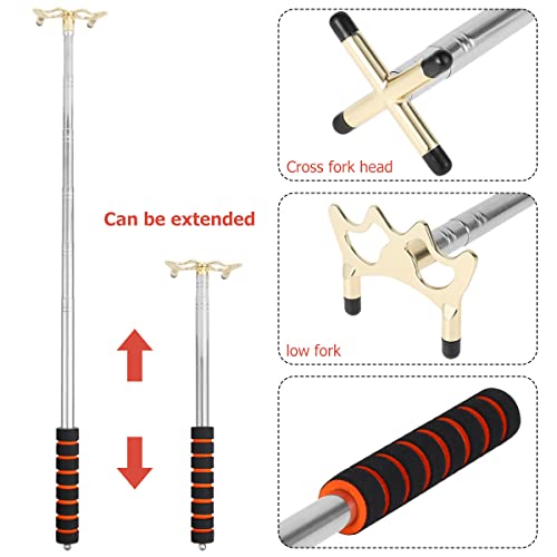 Pont rétractable pour queue de billard télescopique de 32,5 à 152,4 cm - 3