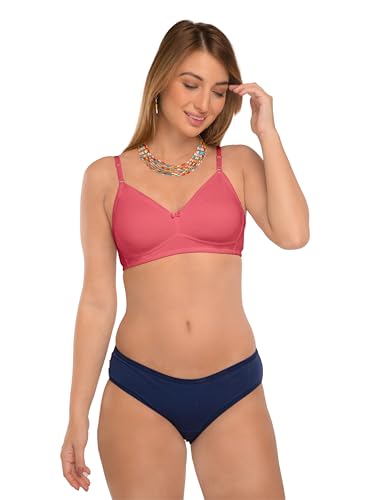 Image of DAISY DEE Women's Girls Cotton Non-Padded Wirefree Seamless Full Coverage Comfortfit Everyday Use T-Shirt Bra - NDSZN